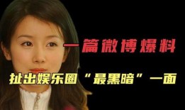 爆料娱乐圈黑暗,揭开名利场背后的残酷真相